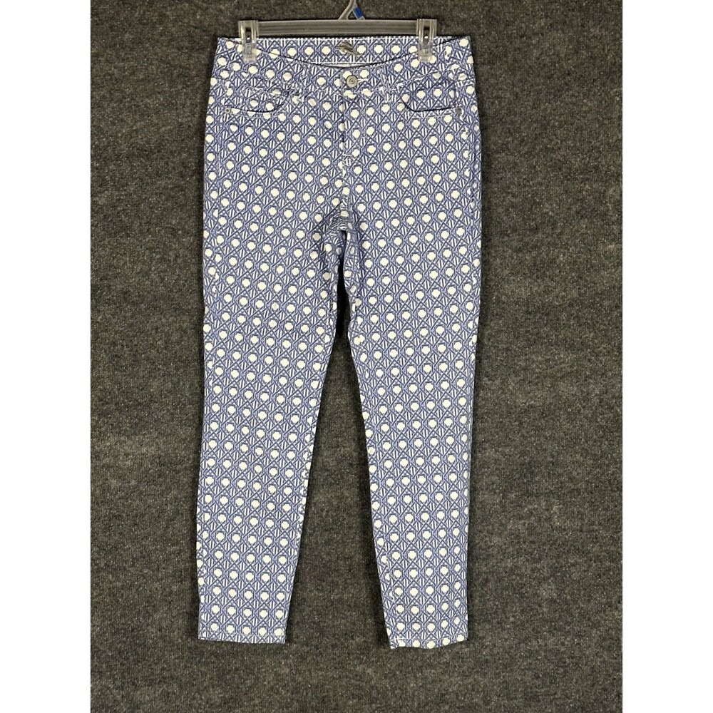 Tommy Bahama Cataline Caning Skinny Ankle Jeans Size 6 (28x27) BZ6301